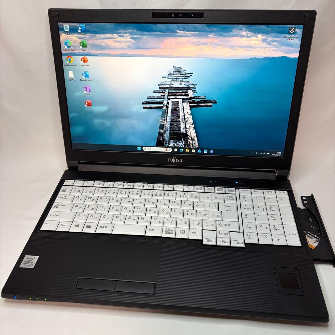 極美品 LIFEBOOK A7510 10世代 i5 16GB フルHD DVD｜