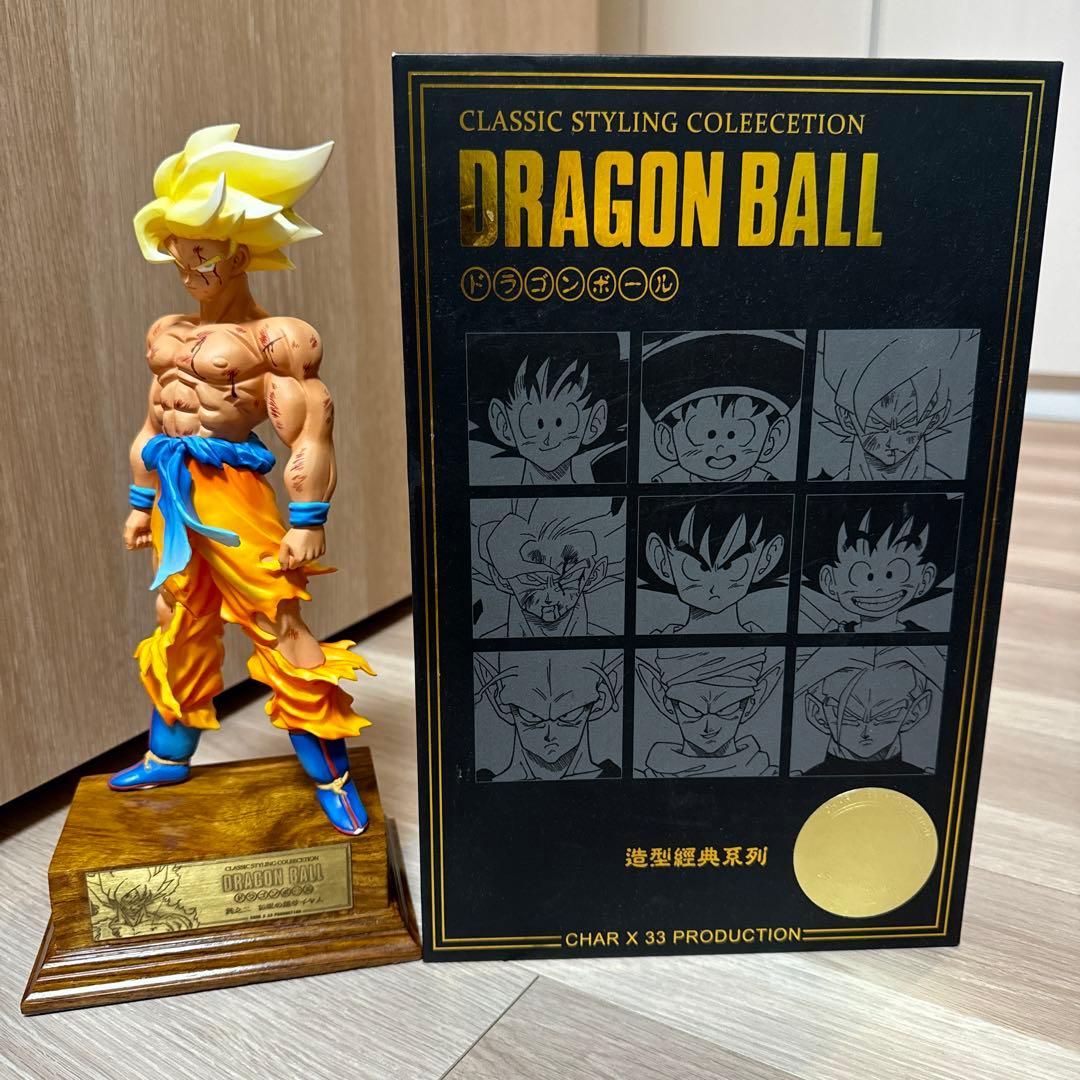 スーパーサイヤ人孫悟空　ガレージキット　フルリペイント