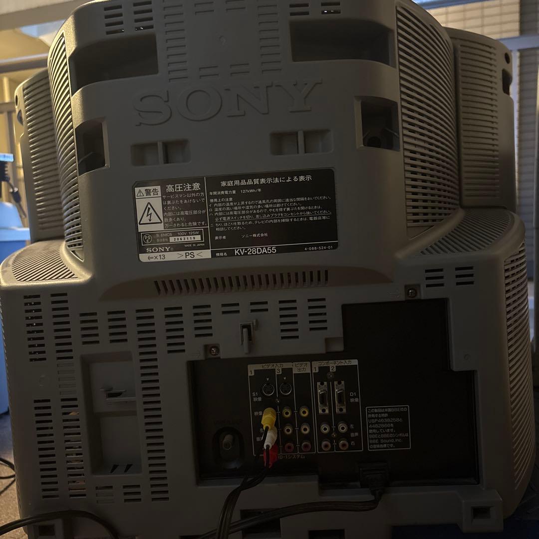 最終値上げ】トリニトロン SONY 28インチブラウン管テレビ リモコン有