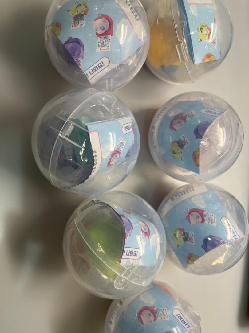 《７種類フルセット》【日本未発売韓国限定】ポケモン ガチャ ポラロイドカメラ