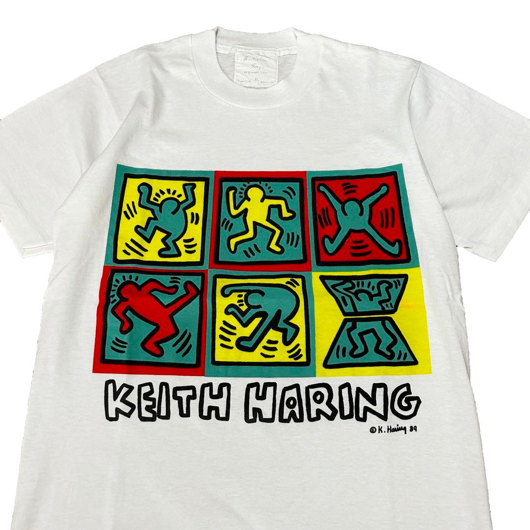 90s キースヘリング Bill T.Jones Printed 激レア XL 入荷 . . 90's
