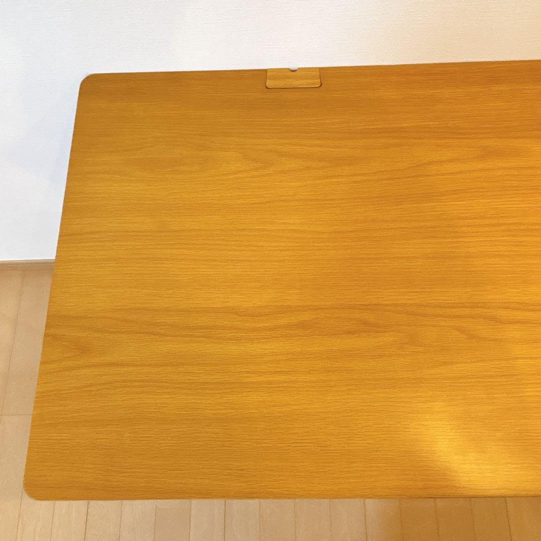 【美品】ベルメゾン パソコンデスク 木製 ナチュラル 学習机 120×50 cm