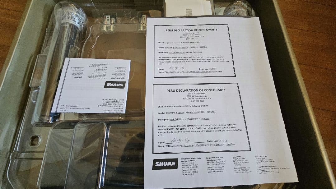 配信機器・PA機器・レコーディング機器 SHURE BLX Premium Wireless System SM58x2