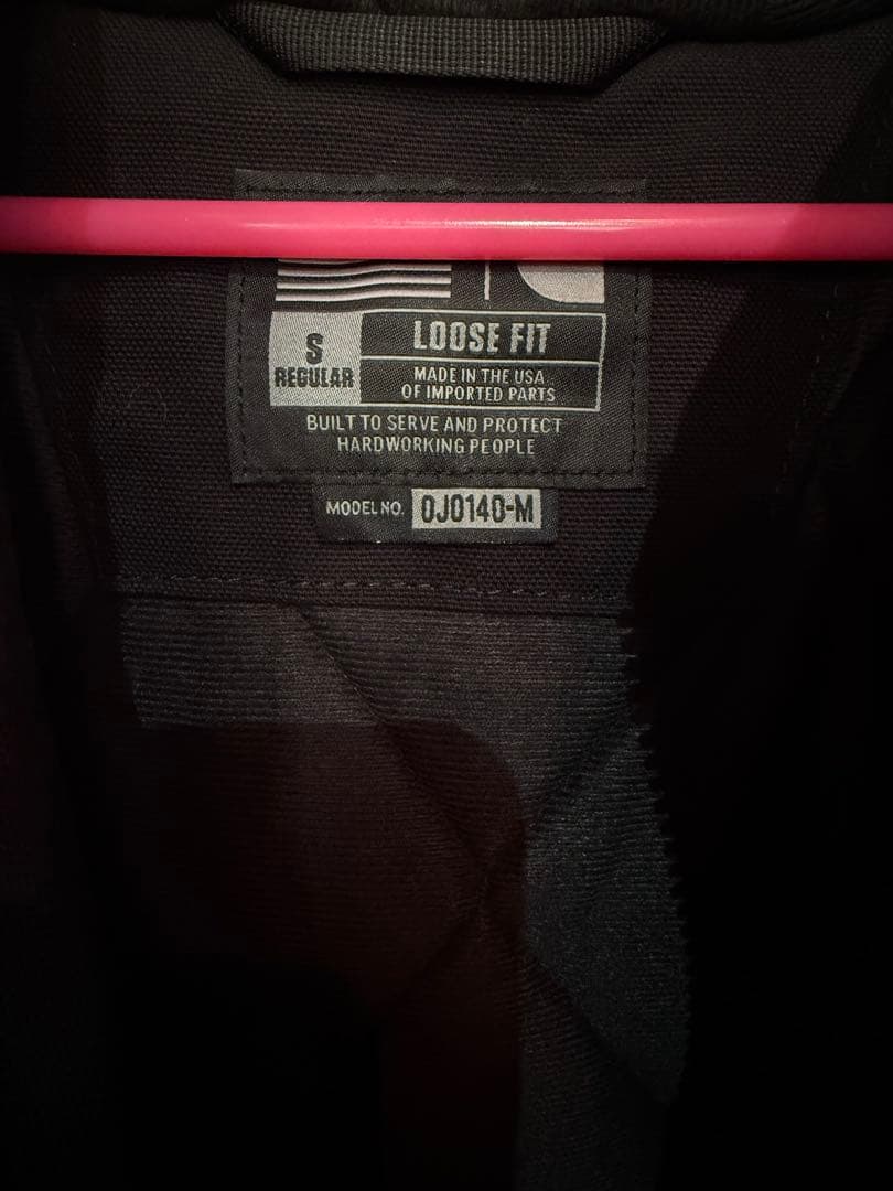 カーハート　アクティブジャケット　Sサイズ　ブラック