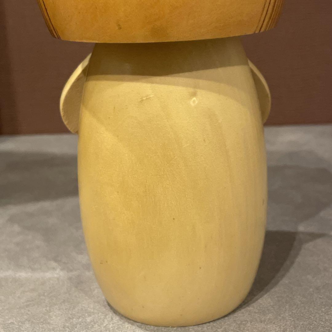 こけし 2体セット 宮下はじめ 作 菊童子 おとめ菊 大きめ 昭和 札 箱 あり