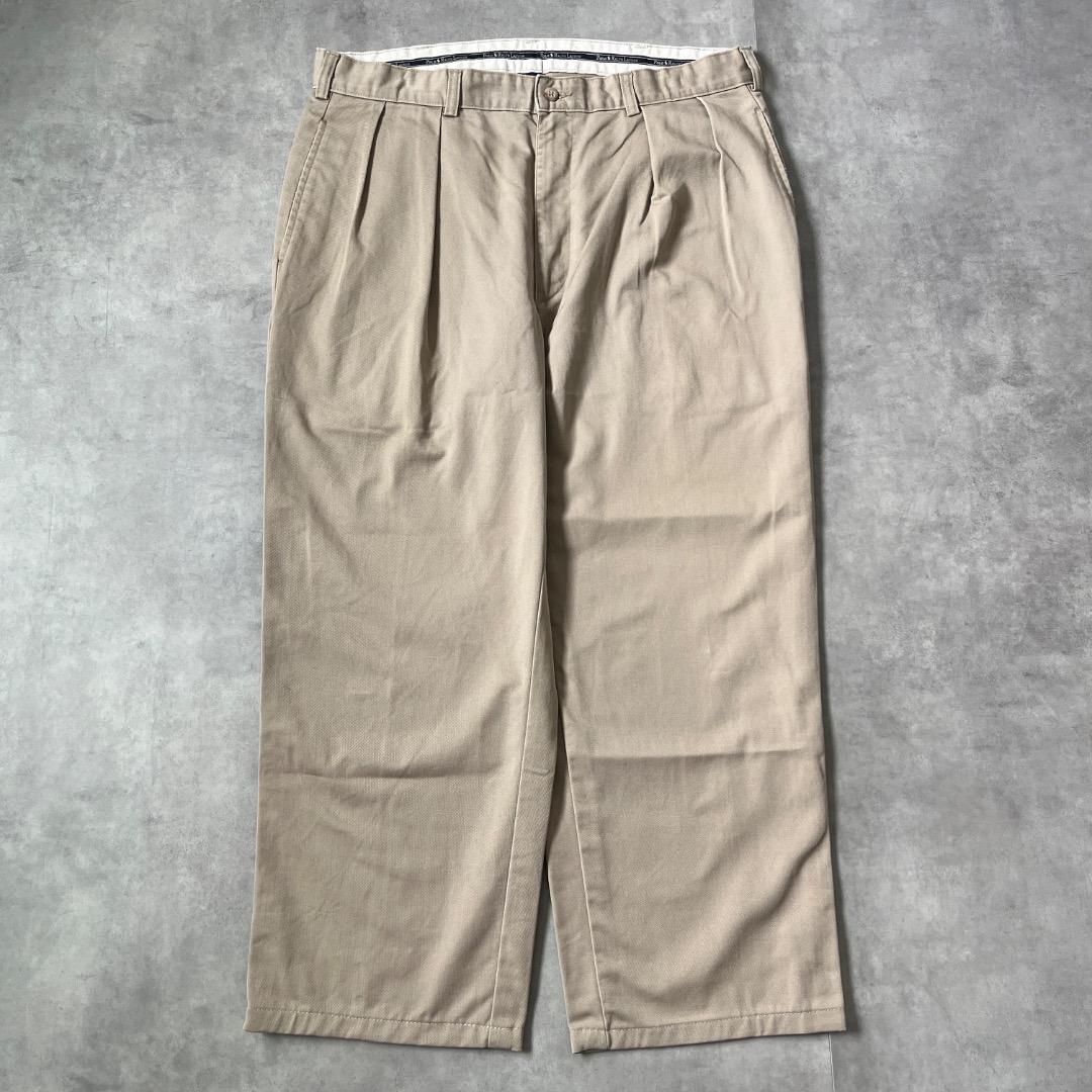 ポロラルフローレン W36 ポロチノ チノパン 90s 古着 ボトム 18993