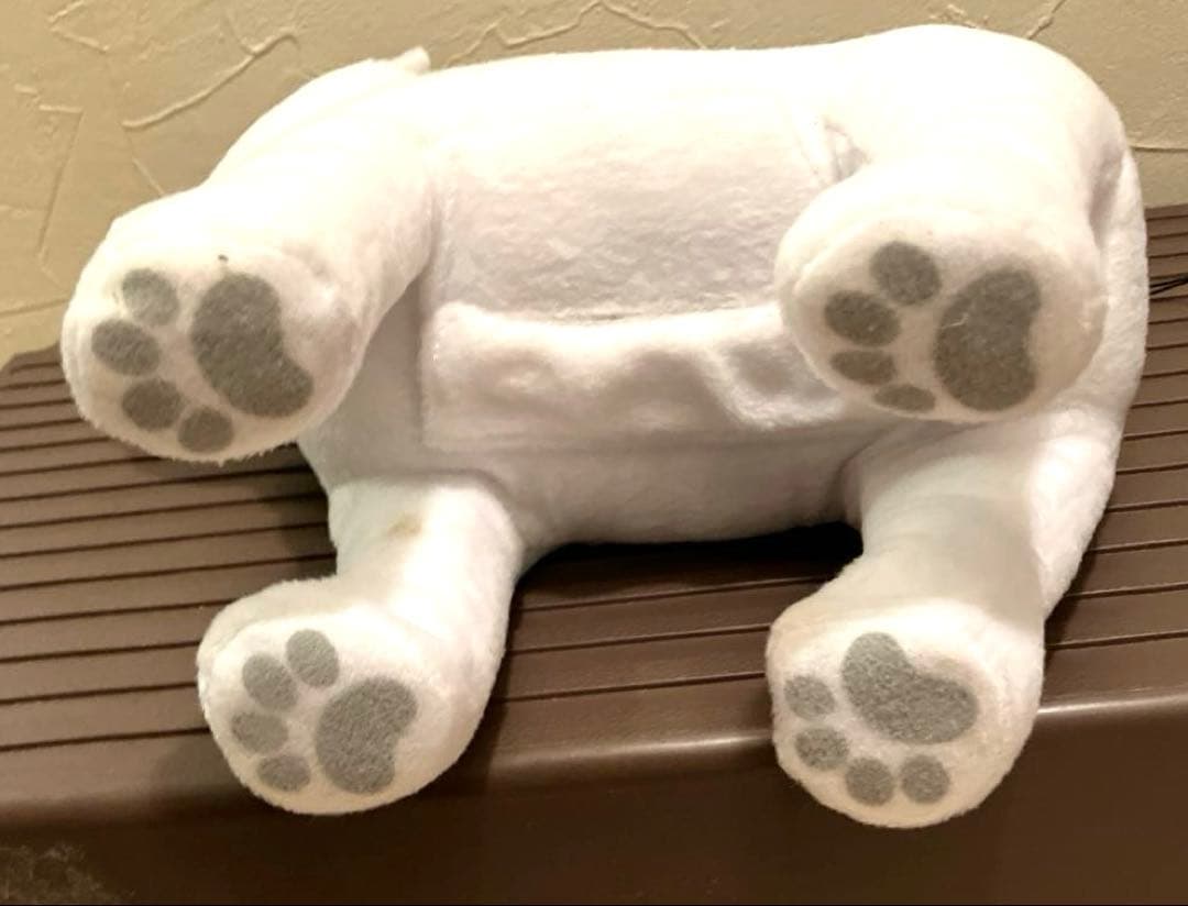 ソフトバンク白い犬のぬいぐるみ 赤い首輪付き，お弁当のセット - メルカリ