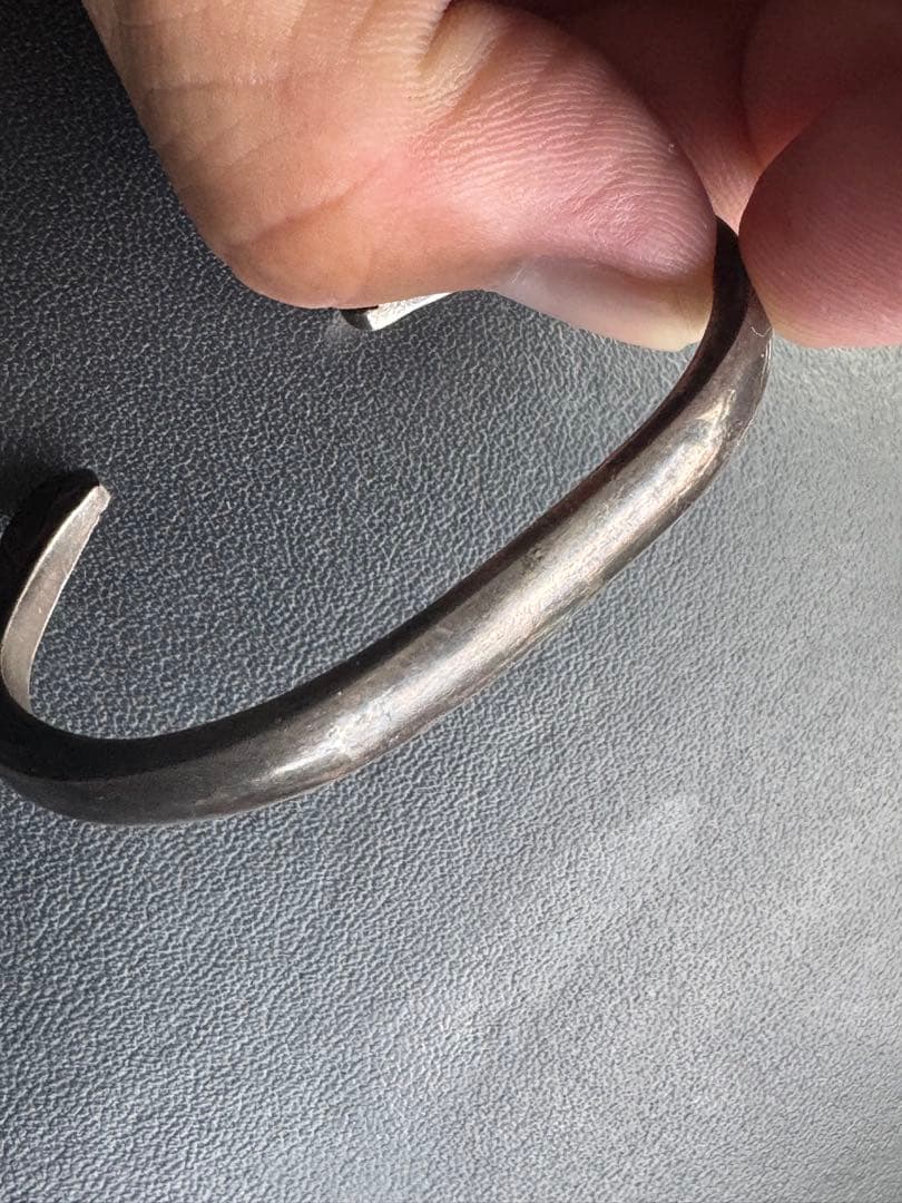 イーグル顔ブレスレット シルバー Mサイズ