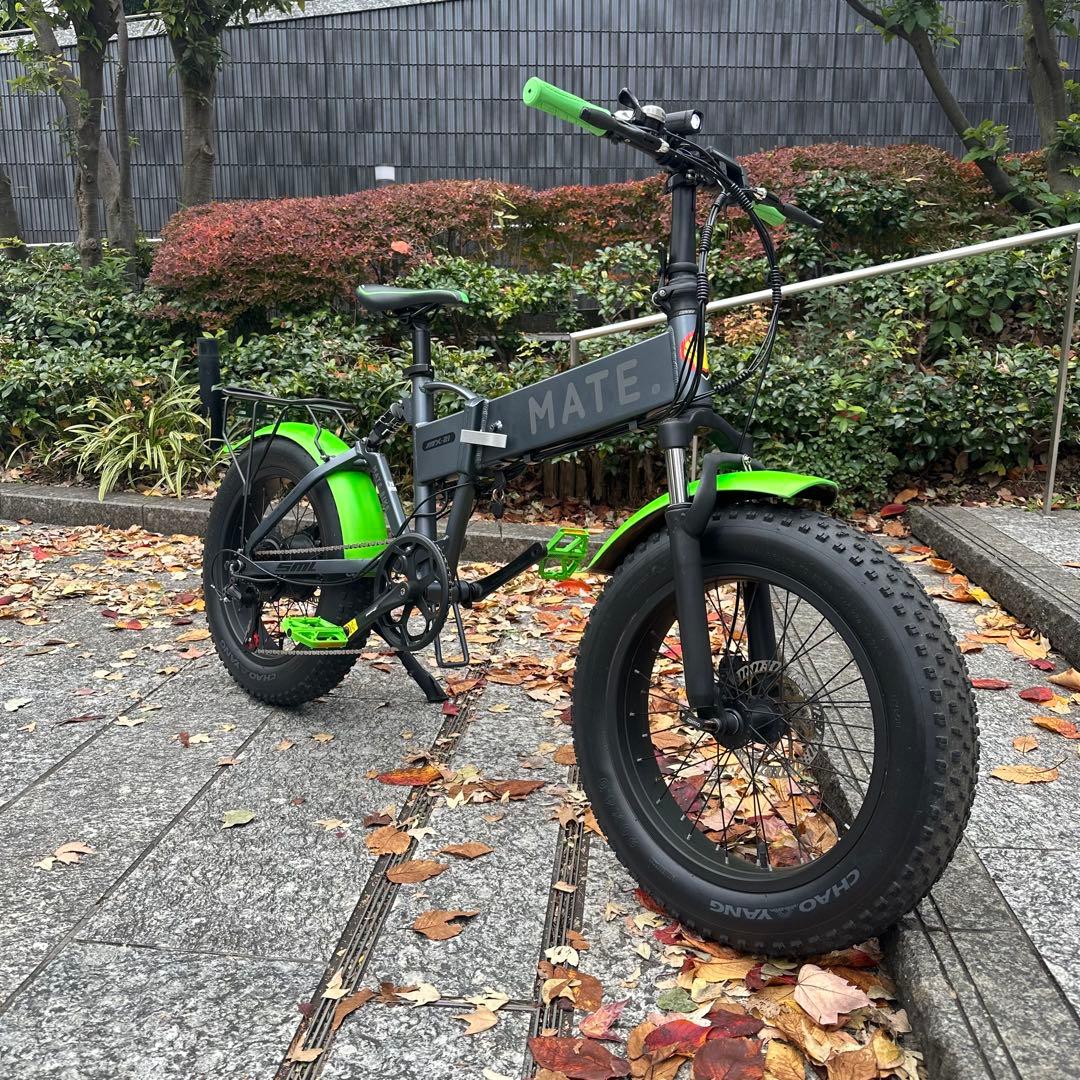 ShengmiloMX21電動アシスト MATE.仕様バッテリー新品走行257k