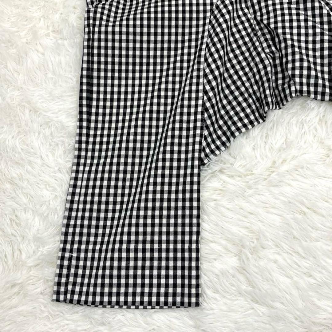 美品】ガンリュウ・サルエルパンツ・ショートパンツ・ギンガムチェック