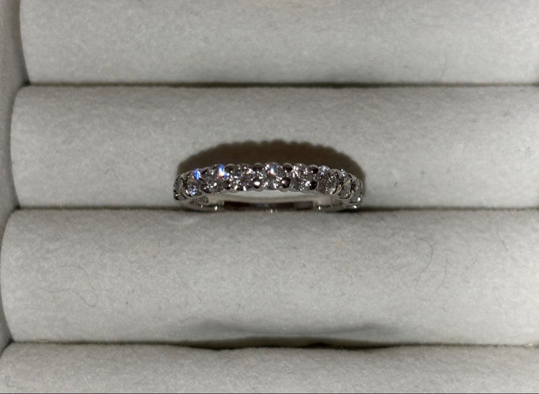 mamanです☆pt900天然ダイヤモンドエタニティリング1.00ct