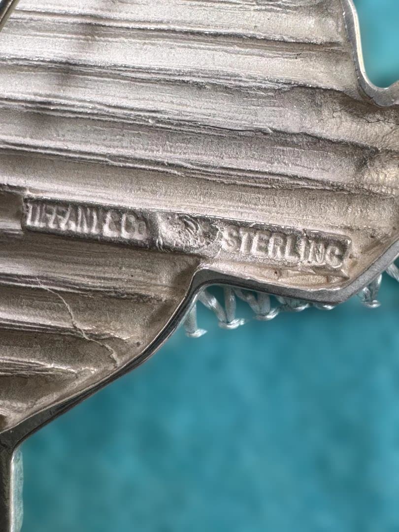 Tiffany & Co. ティファニー サファイヤ入りテリア ブローチ