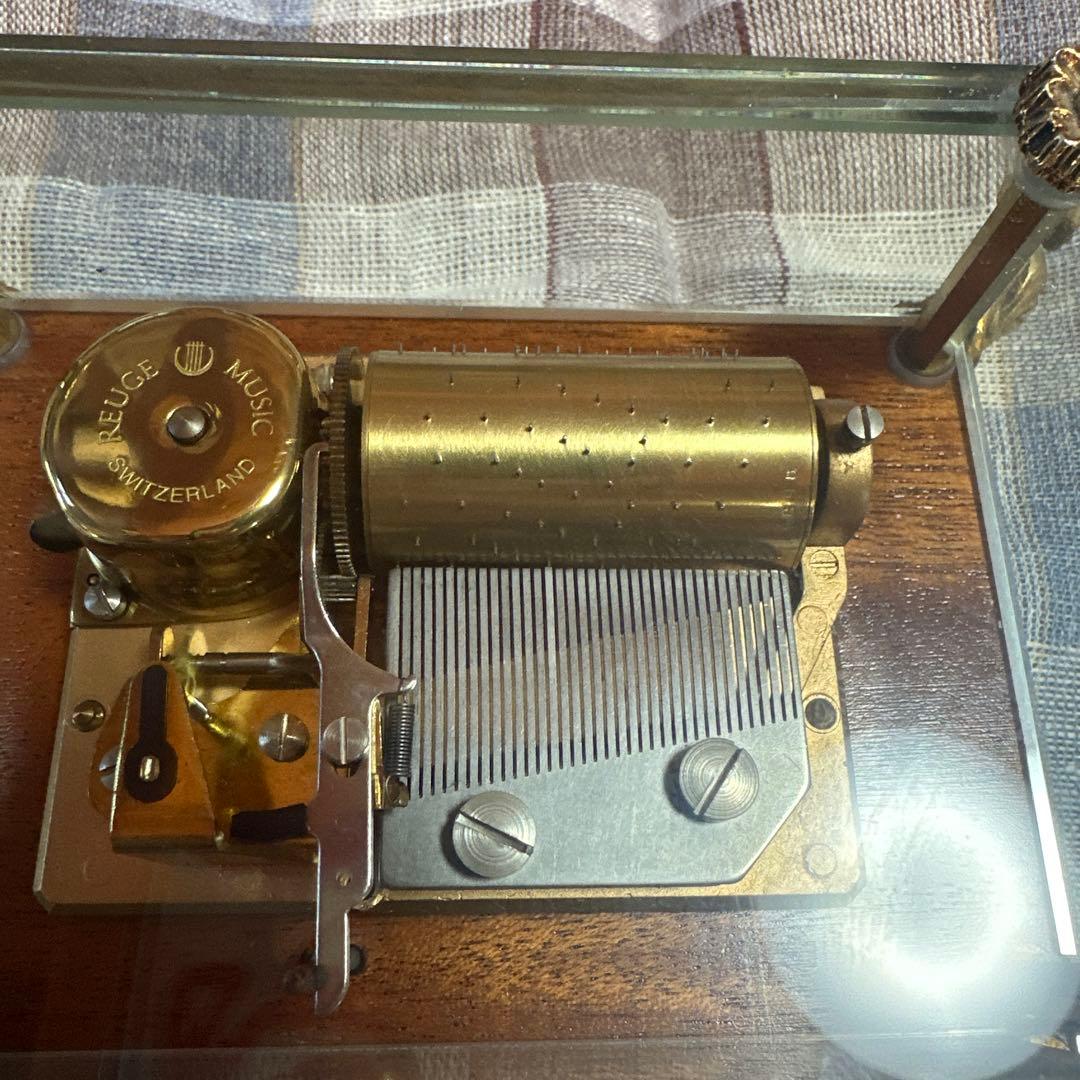 希少【リュージュ 】カノン♡オルゴール36弁REUGE ドルフィン　レバー難