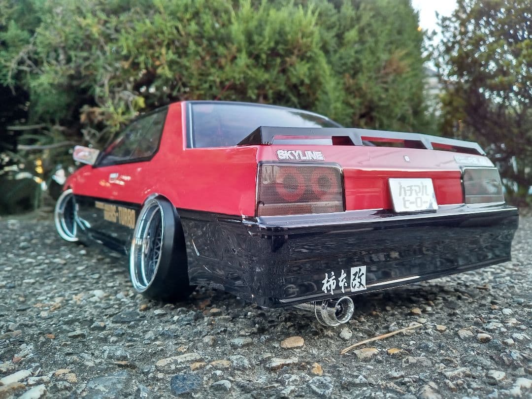 動画有り スカイライン DR30 鉄仮面 フルアクション電飾 2.4Gメカ付き♪