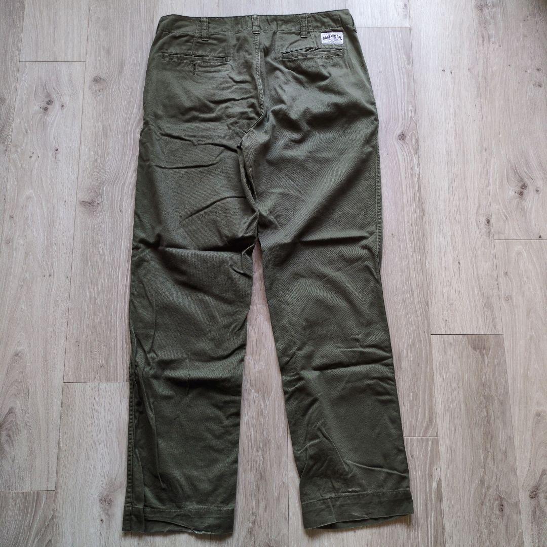A BATHING APE チノパン ワークパンツ カーキ Lサイズ - メルカリ