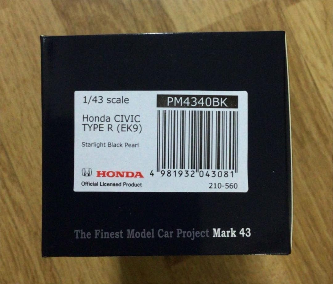 ホビージャパン　MARK43 1/43 ホンダ シビック TYPE R