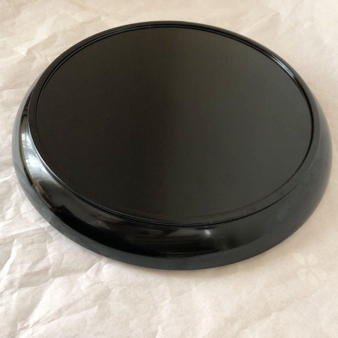 八卦盆　青貝螺鈿　真塗　乱盆　玄々斎好　裏千家　茶道具