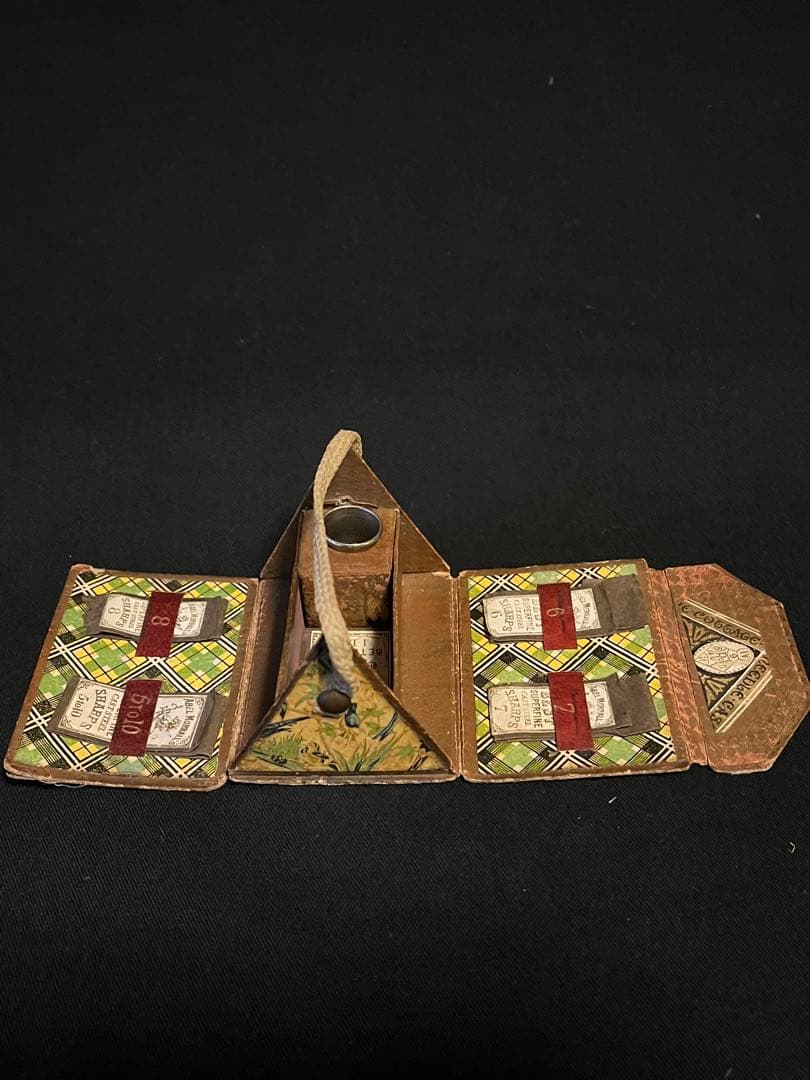 激レア！ビクトリア時代の裁縫針入れ オリジナル 当時の針入れ5枚 当時