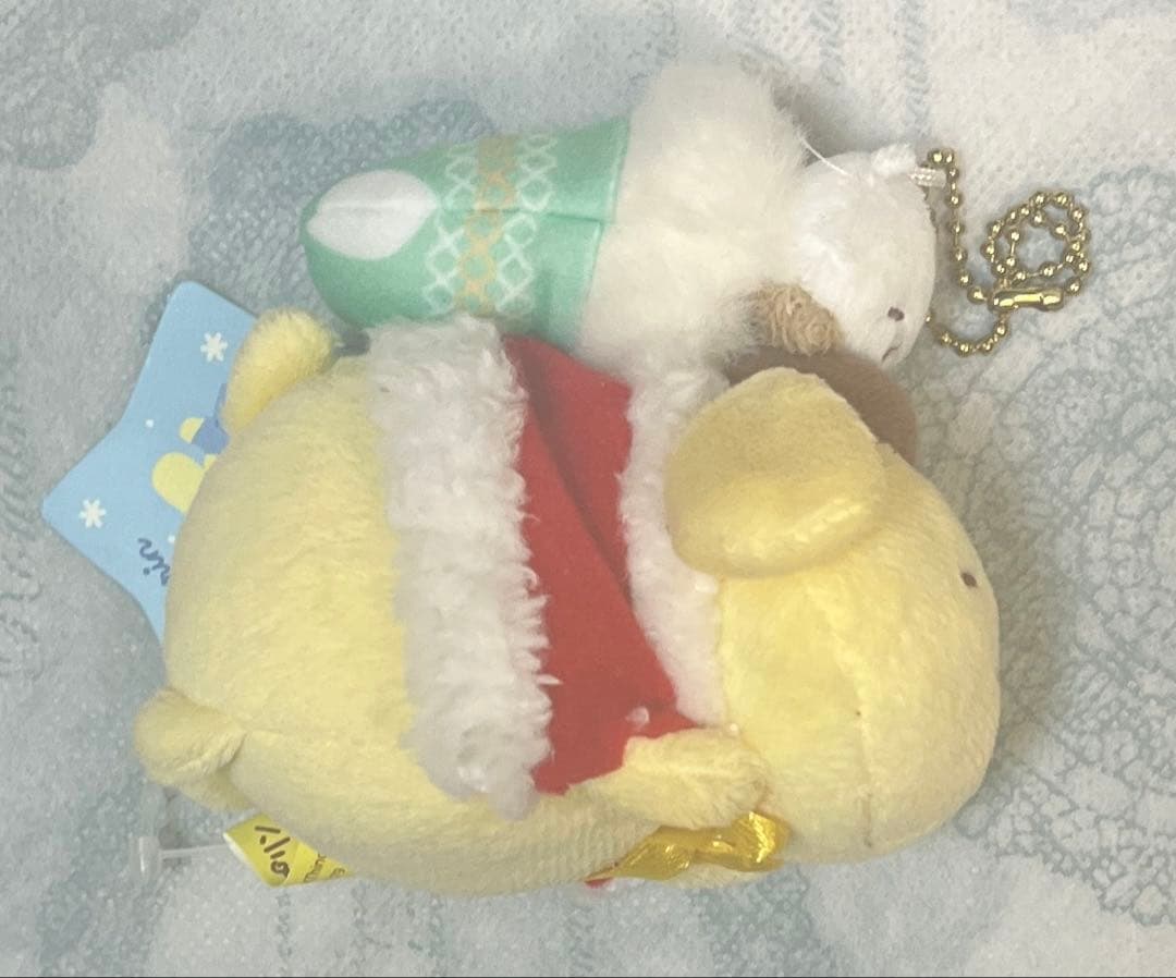 セール中‼️【新品・タグ付】ポムポムプリン　寝そべり靴下　マスコット　クリスマス