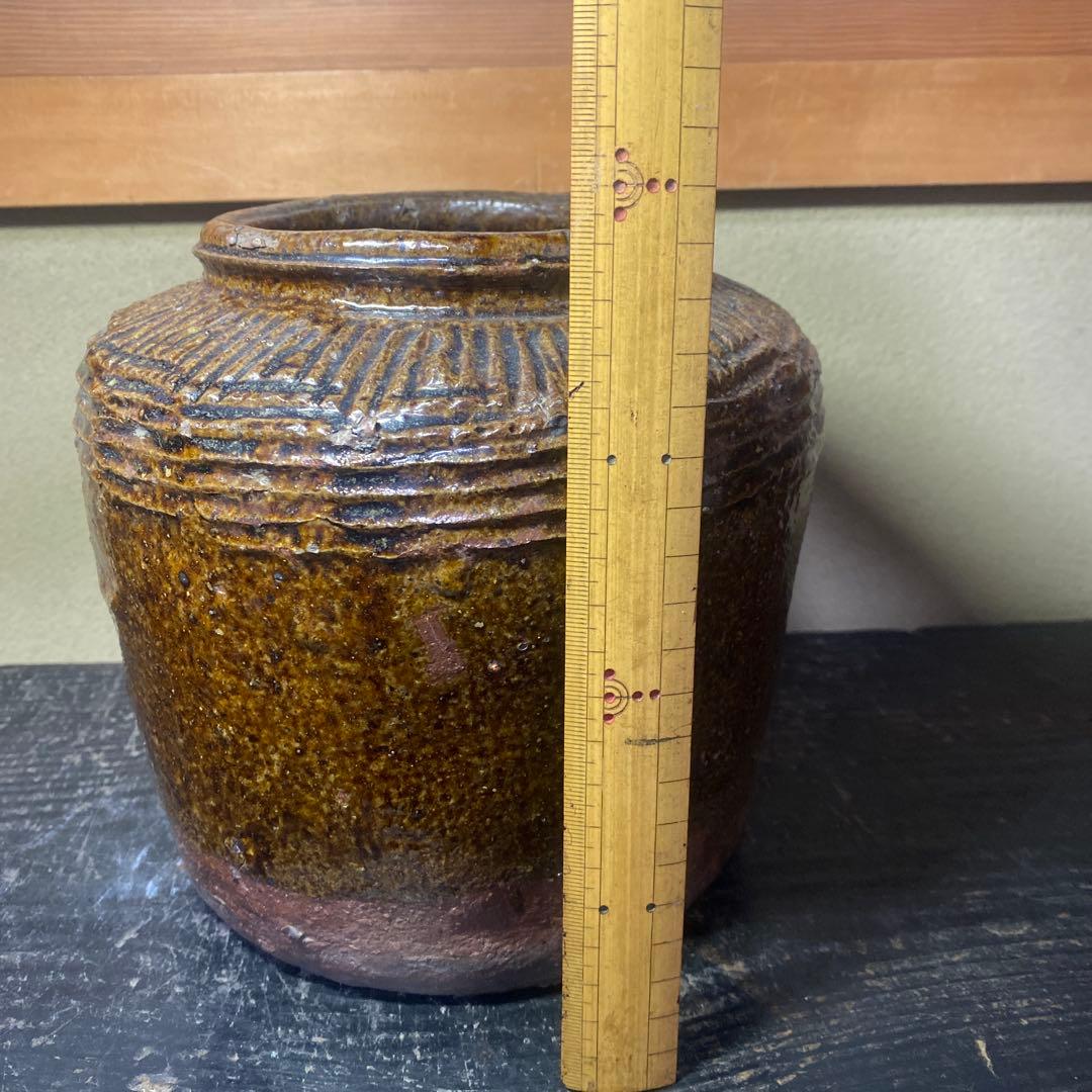 中国 古玩 南蛮水指【桐箱付】16cm20cm