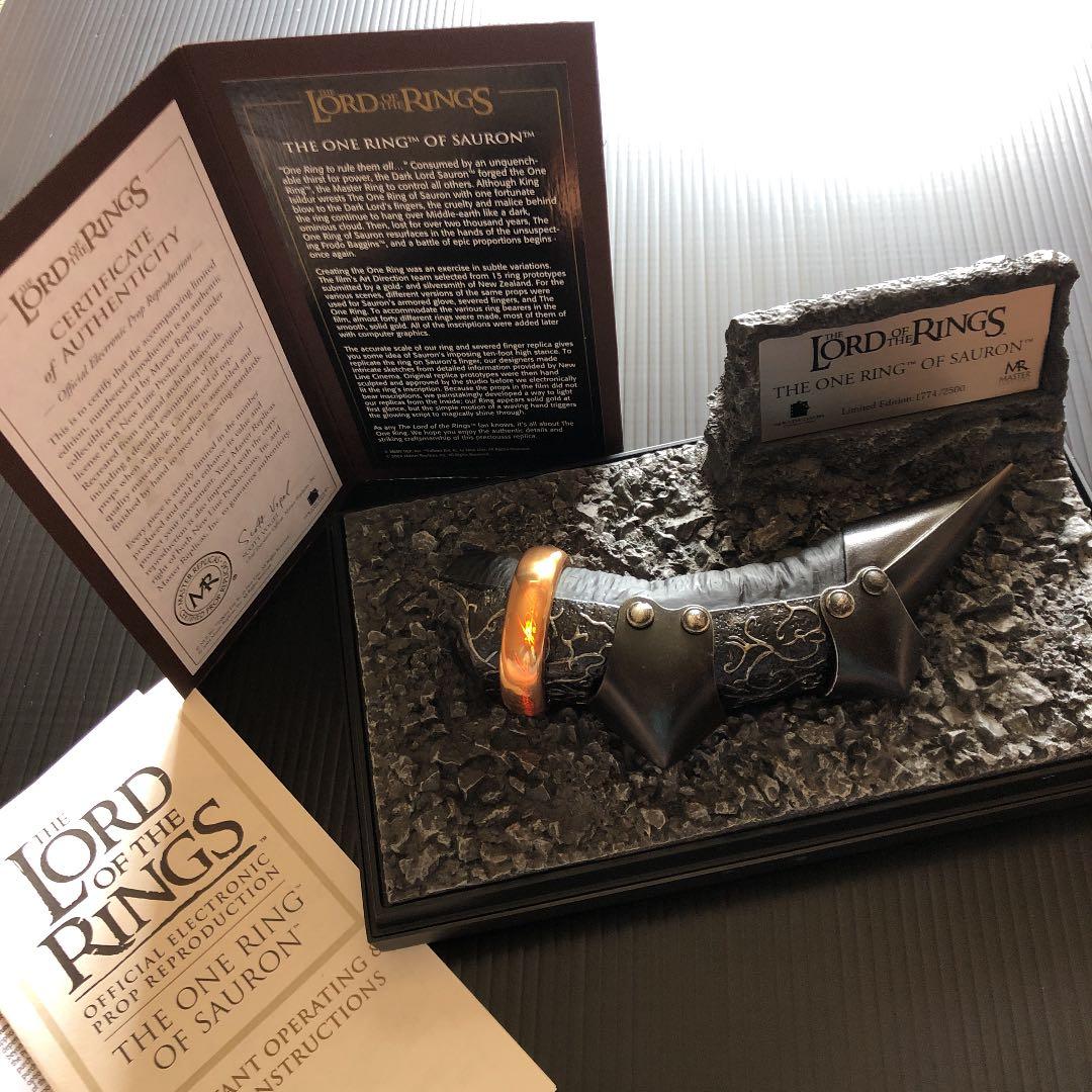 ロード・オブ・ザ・リング サウロンの指と一つの指輪 1／1 レプリカ