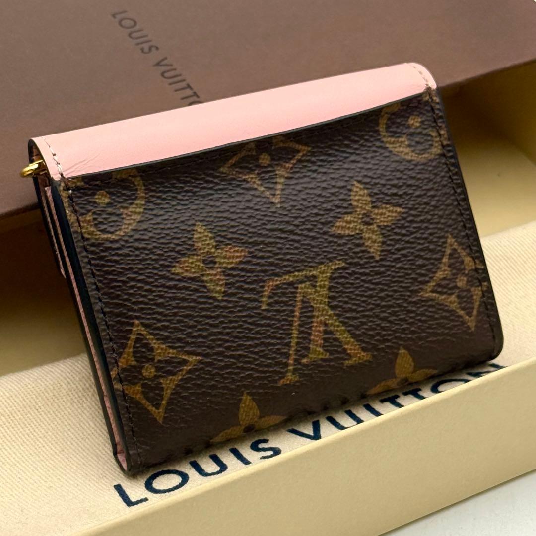 極上美品】ルイヴィトン モノグラム ポルトフォイユ ゾエ ローズバレ