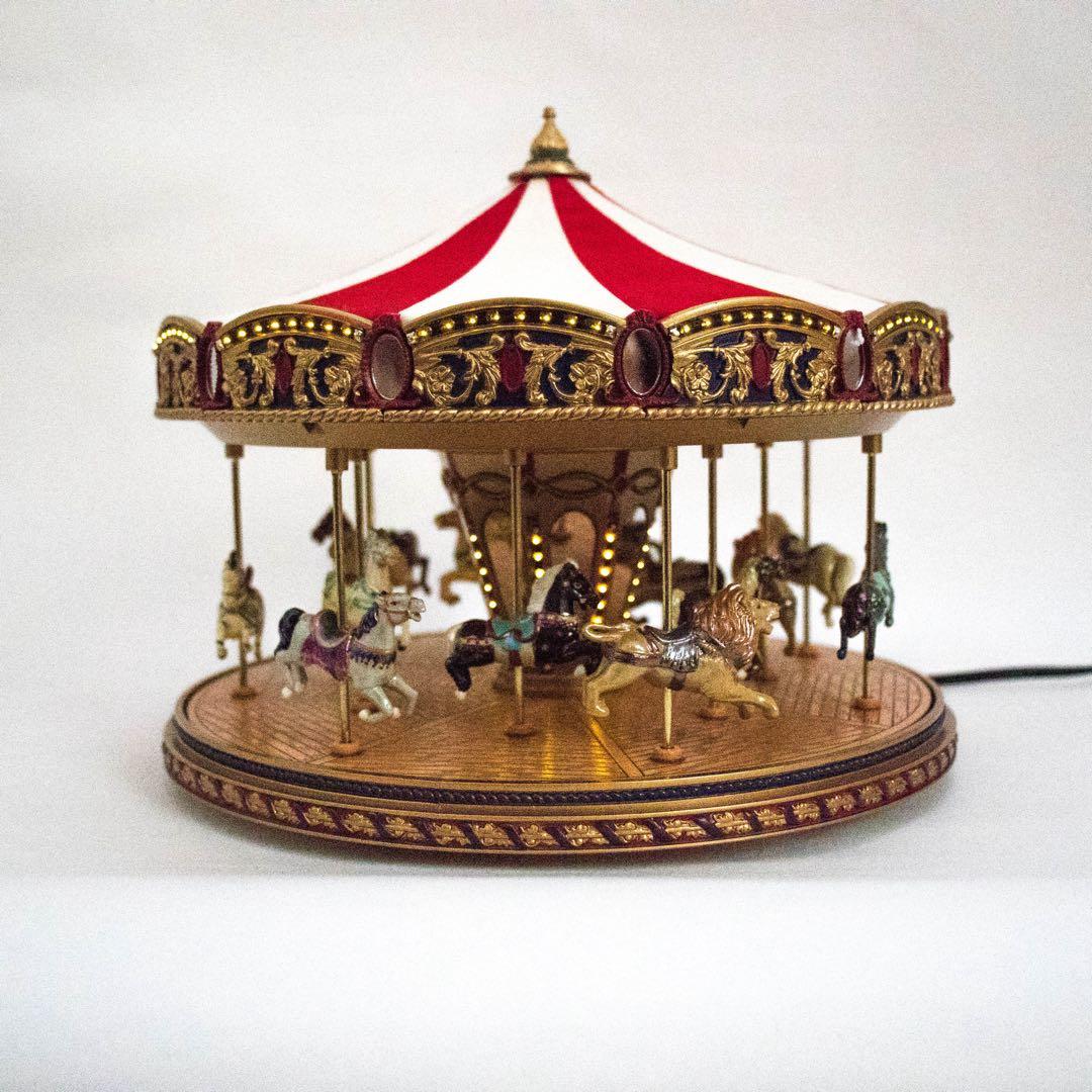 [匿名配送]ミスタークリスマス ゴールドラベル メリーゴーランド オルゴール