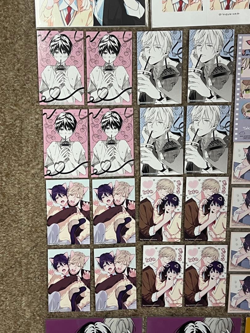 ナカまであいして 楪郁巳 常盤蒼司 猫楪 アニメバコ カード ブロマイド