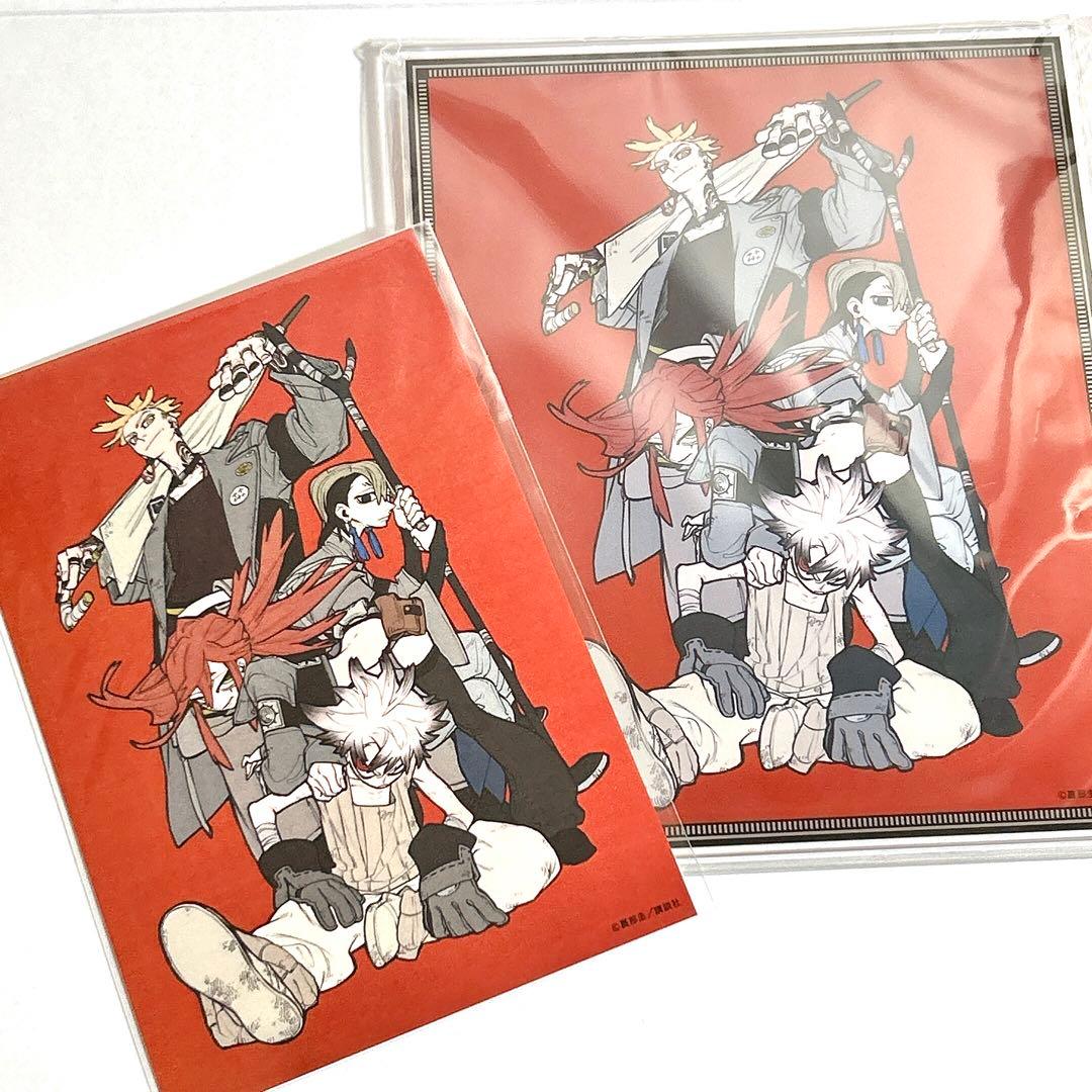 02 12話扉絵 ガチアクタ くじ引き堂 アクリルパネル イラストカード 原作絵