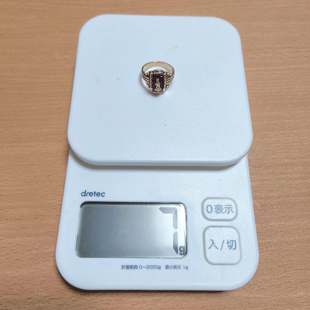 Balfour　バルフォア　カレッジリング　K10　17号　1950