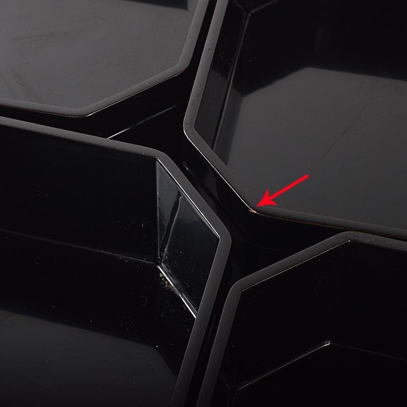 茶道具　木製本漆塗　黒真塗　五段縁高重　弁当箱　V　R8335B