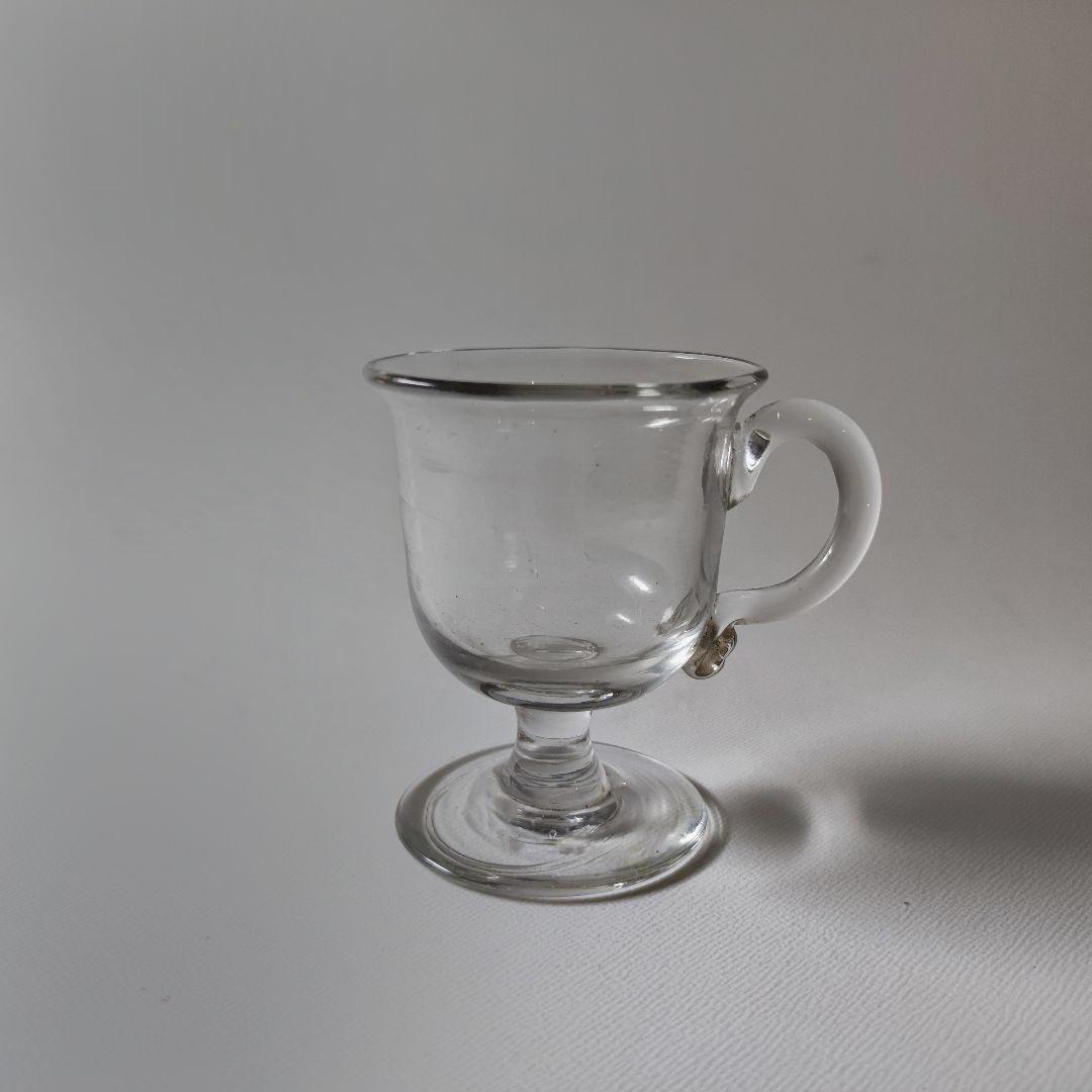 手付きアイスクリームコップ 【和ガラス 江戸ガラス プレスガラス】の