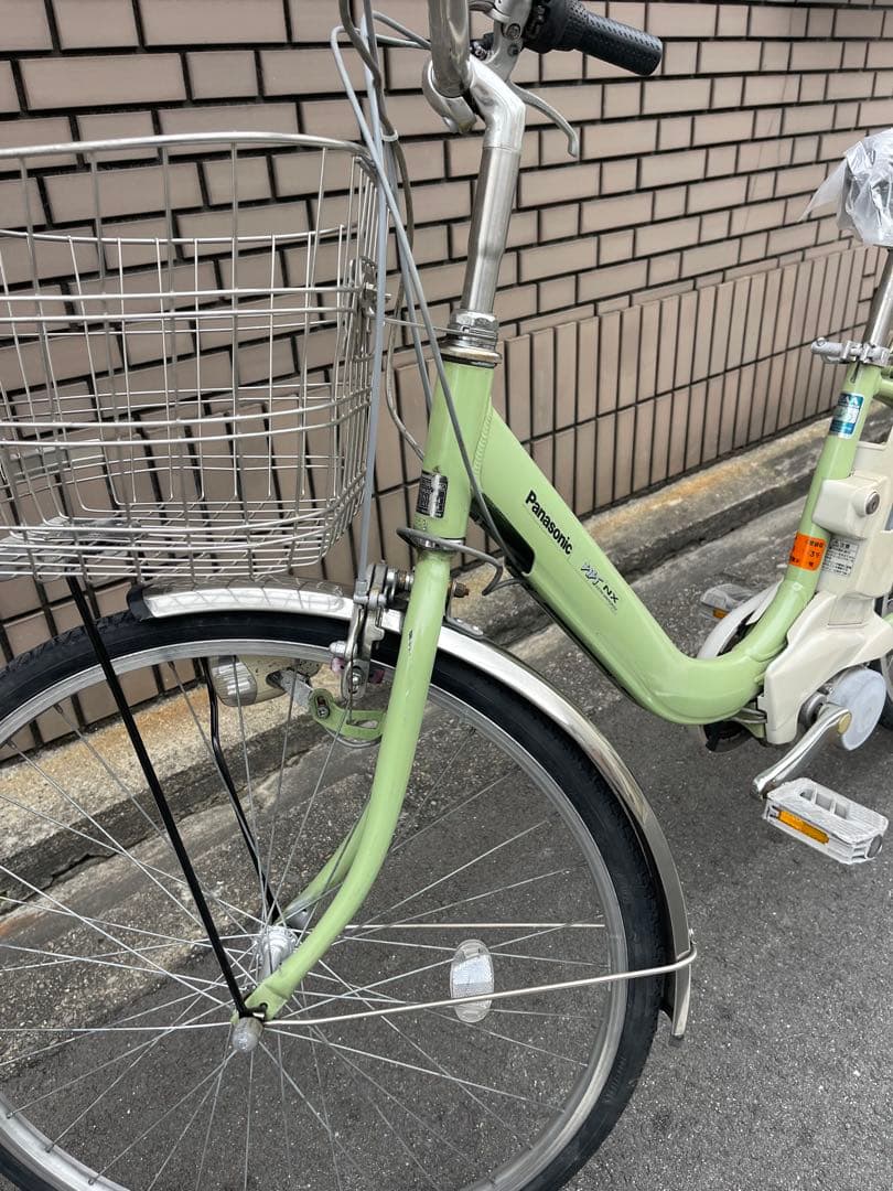 6.6ahパナソニック電動アシスト自転車26インチ