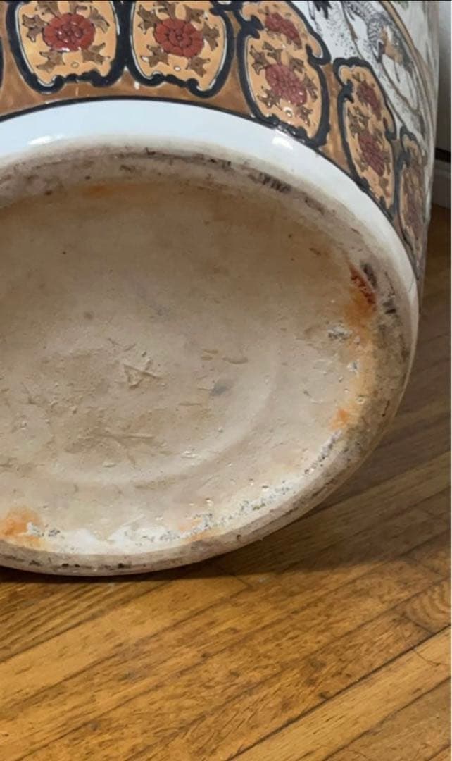 セール】極上品 希少☆飾壺 蓋付き壺 沈香壺 金襴極彩色 花鳥