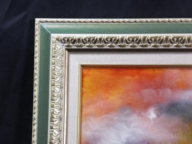 現代美術 田中拓馬 直筆サイン 『Another world』油彩 1205H