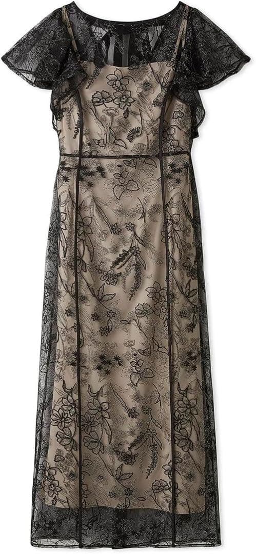 新品✴︎FRAY I.D フレイアイディー ミックスエンブロイダリーレースドレス