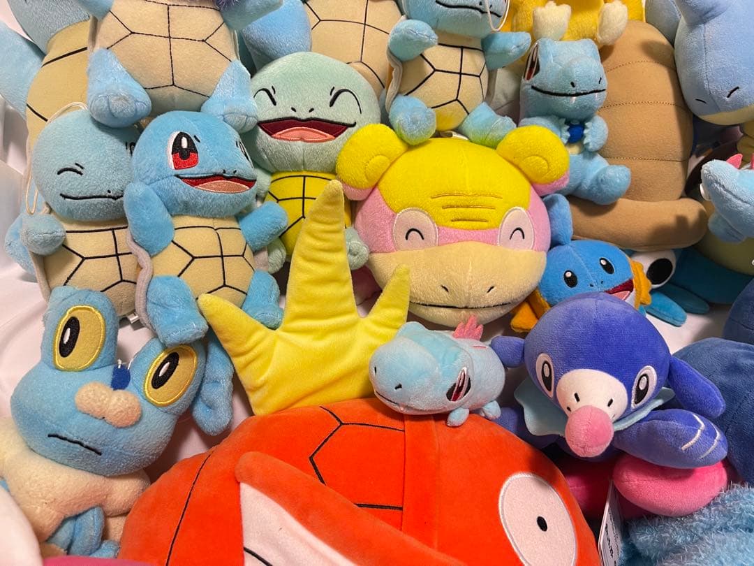 ポケモン　ぬいぐるみ　水タイプまとめ売り