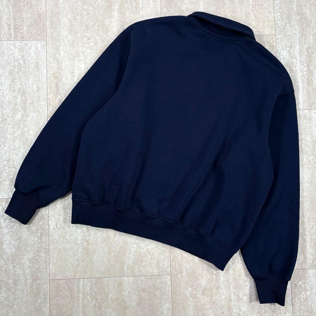 RLX アールエルエックス　ポロベア　スウェット トレーナー 裏起毛　ネイビー