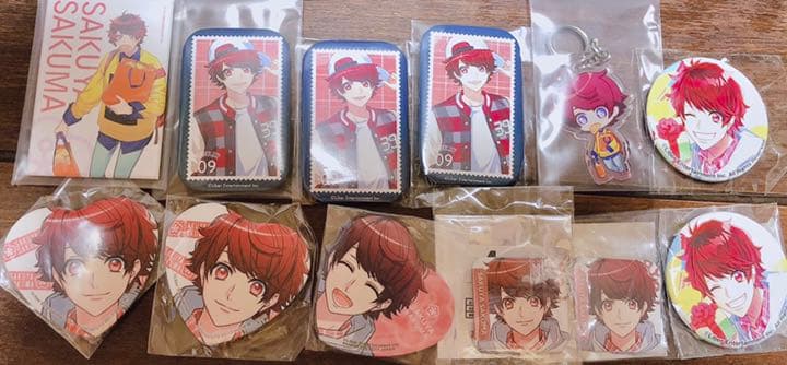 佐久間 咲也  プライズ缶バッジ ハート缶バッジ ガルベリ 缶バッジ