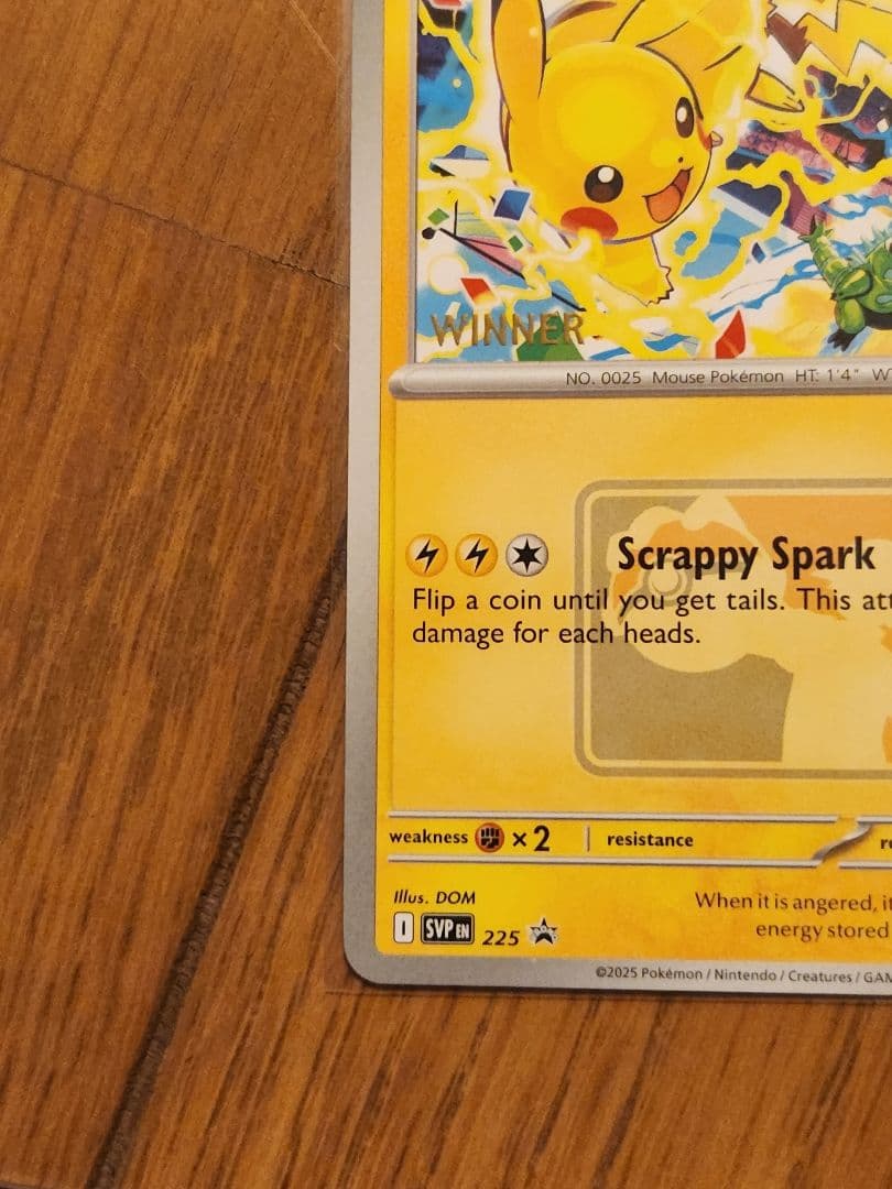 アナハイム　WINNER　ピカチュウ　wcs　プロモ　まとめ売り　上位賞