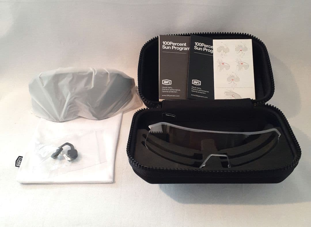 新モデル 100% S3 マットグロスブラック ワンハンドレッド サングラス