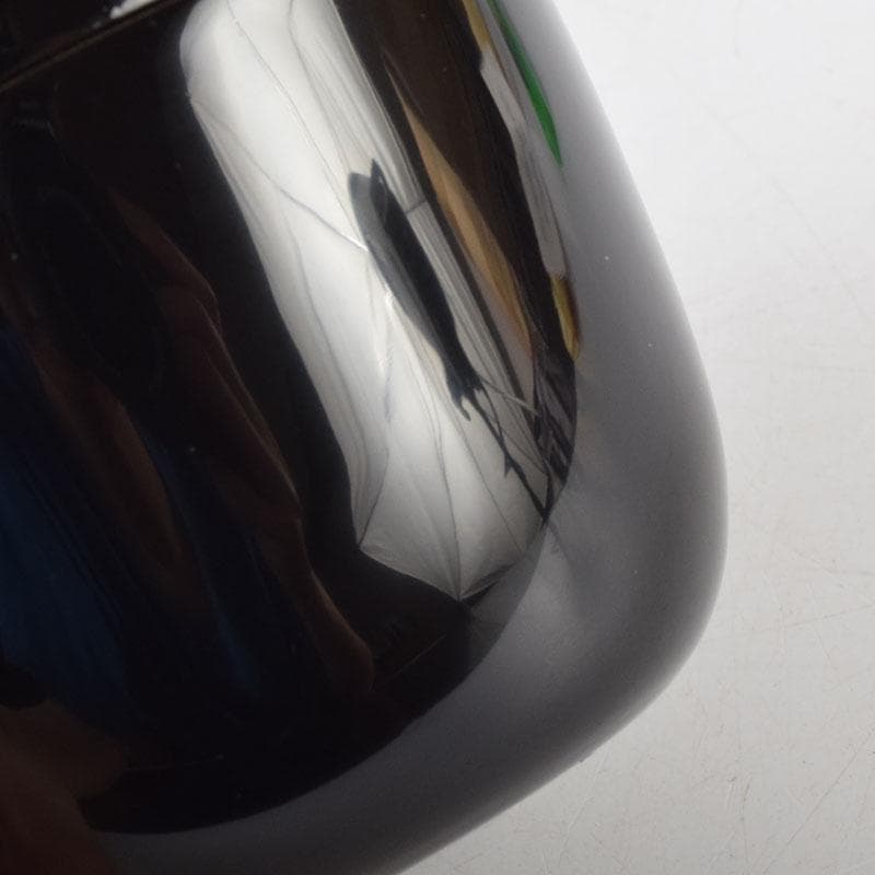 茶道具 蒔絵師 西村弘峰作 クリスマスツリー蒔絵 中棗 共箱 V 9062