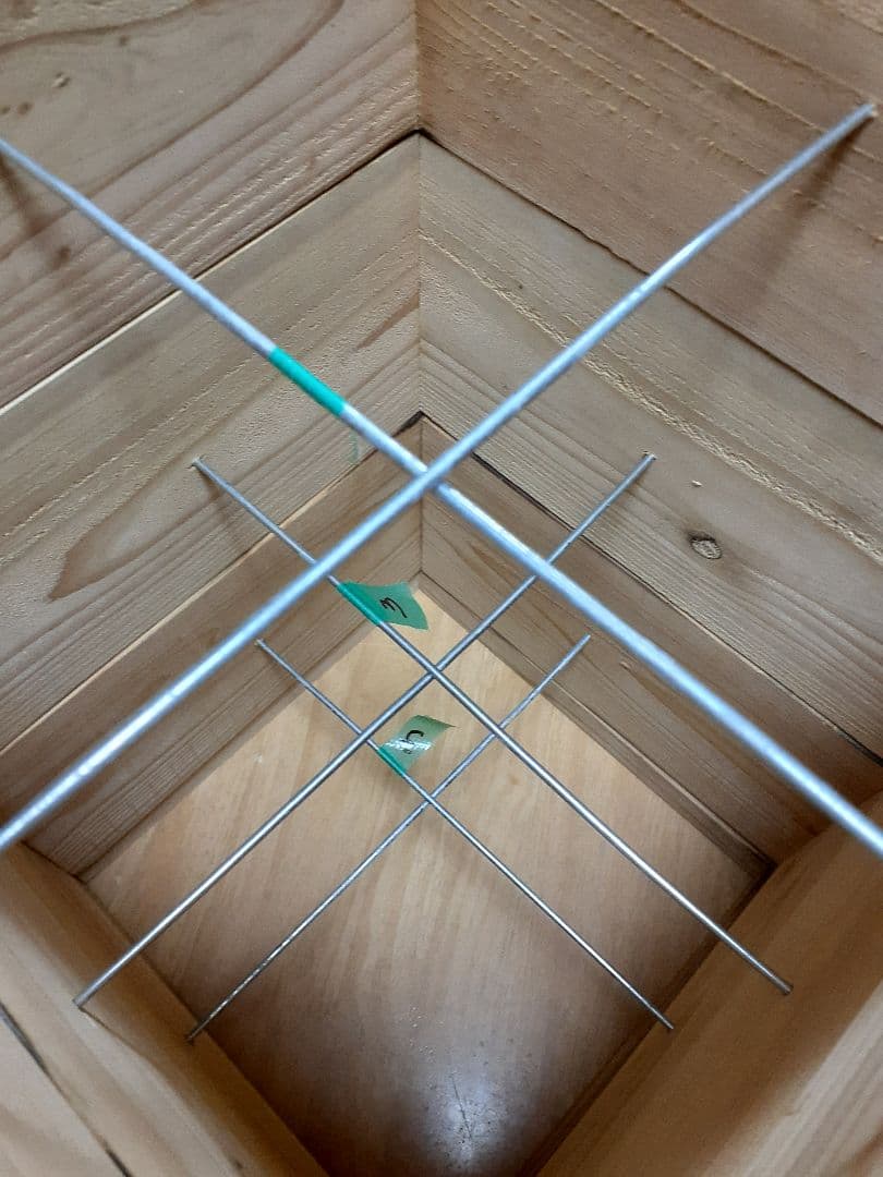 【写真の最後実績載せてます】日本蜜蜂重箱式待ち箱(巣箱)3段+給餌、スムシ対策箱