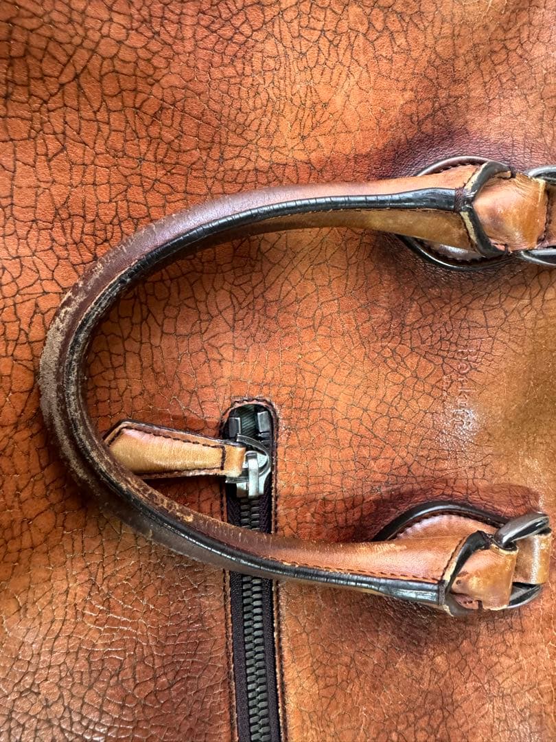 【ベルルッティ Berluti】 アンジュール　特注クロコ型押しパティーヌ