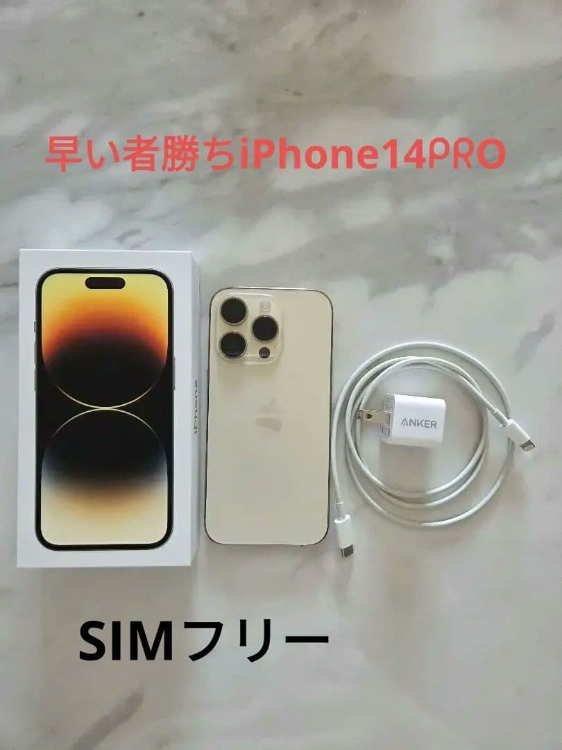 iPhone 14 Pro128GB ゴールド 本体[超高速充電器付] Apple iPhone 14