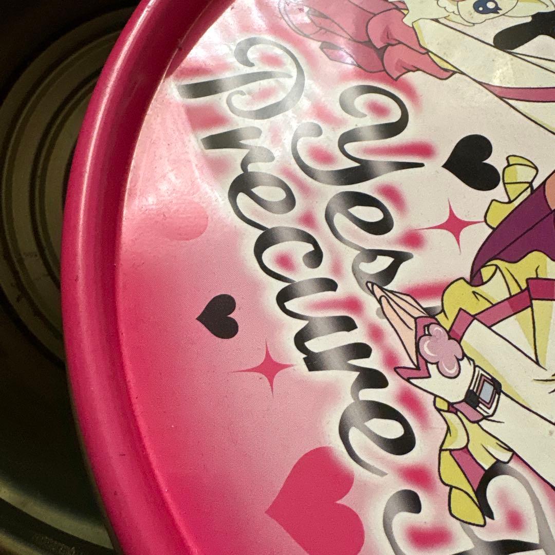 アニメ　Yes! Precure 5 蓋付き　特大缶　持ち手付き福缶