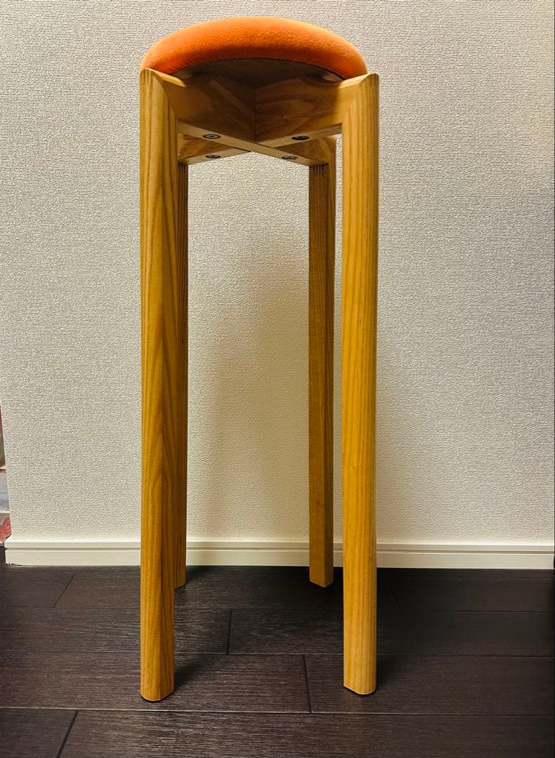 匠工芸 マッシュルームスツール オレンジ　Lサイズ