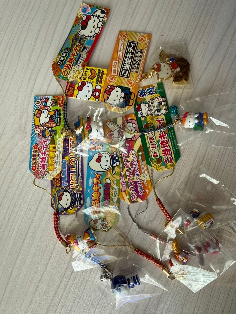 ハローキティ ご当地ストラップ セット