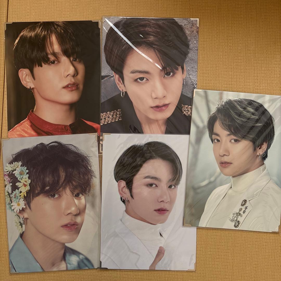 BTS ジョングク グク うちわフラッグプレミアムフォト 公式まとめ売り