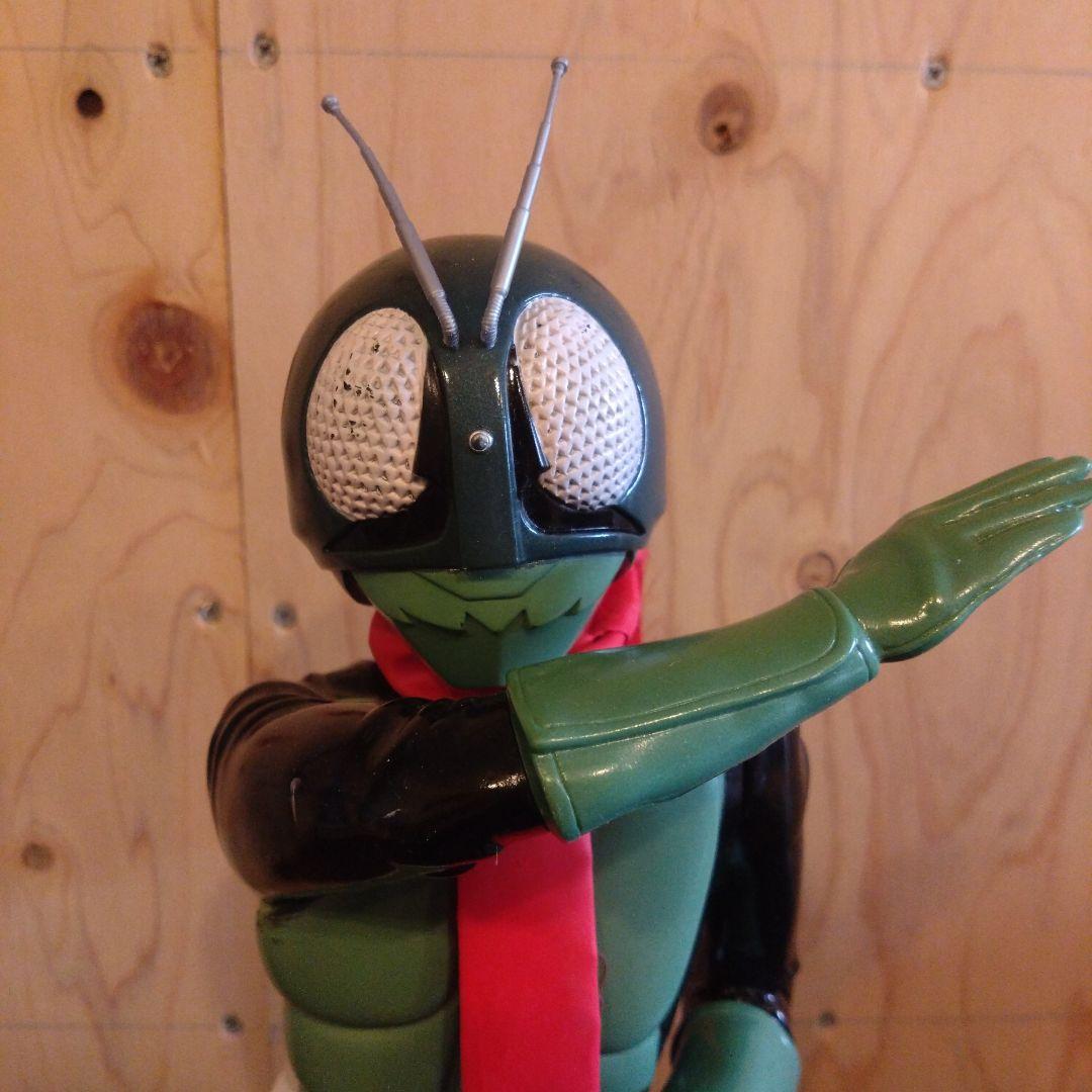 激レア 京本コレクション1 仮面ライダー旧1号 大型ソフビ